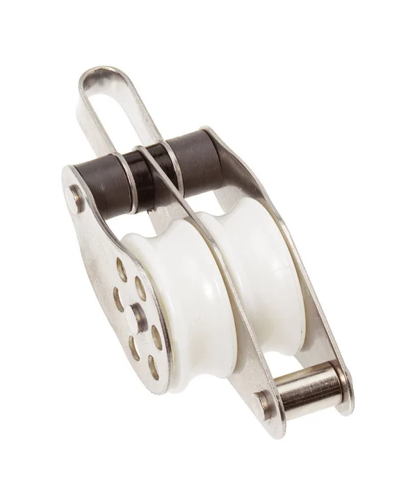 Stainless Steel Plain Bearing Double Block + Becket 45mm