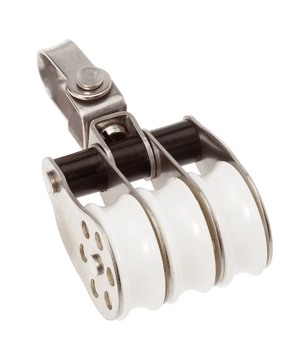 Stainless Steel Ball Bearing Triple Block + Swivel 30mm