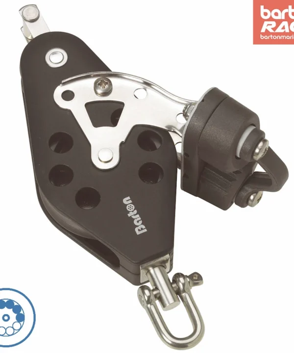 Size 2 30/45mm Ball Bearing Pulley Block Fiddle Swivel Becket Cam