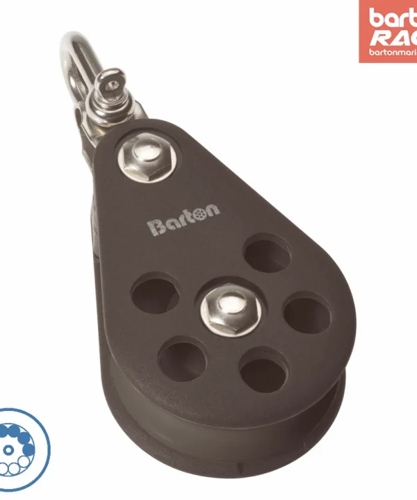 Size 5 54mm Ball Bearing Pulley Block Single Reverse Shackle