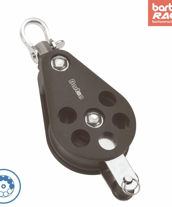 Size 5 54mm Ball Bearing Pulley Block Single Variloc & Becket