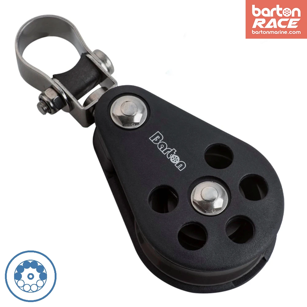 Size 5 54mm Ball Bearing Sheave Single Stanchion Lead Block