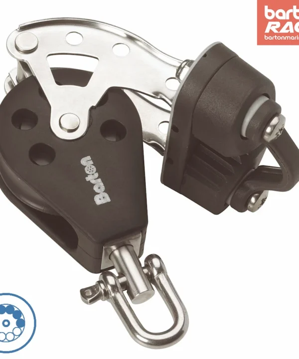 Size 5 54mm Ball Bearing Pulley Block Single Swivel Becket & Cam