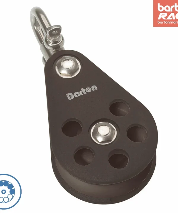 Size 7 70mm Ball Bearing Pulley Block Single Swivel