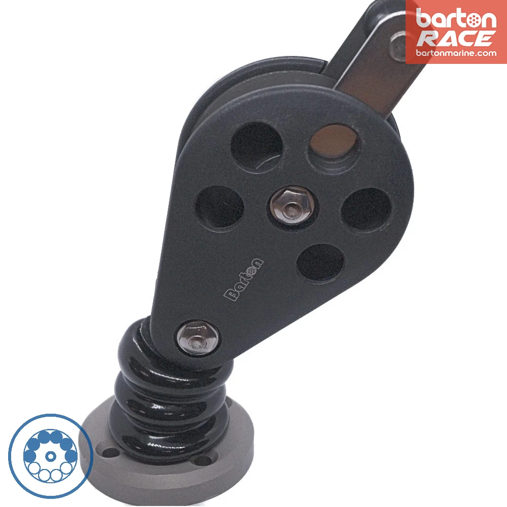 Size 7 70mm Ball Bearing Pulley Block Single Stand Up & Becket