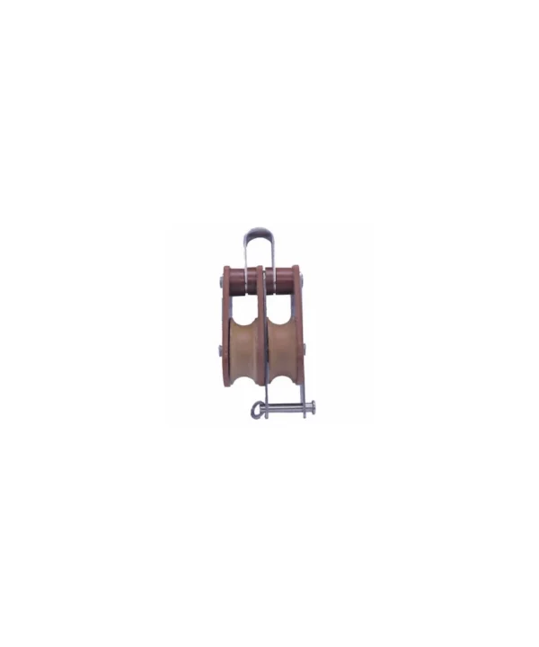 TUPHblox – Double Block With Bow + Becket – 20mm (25/32″)