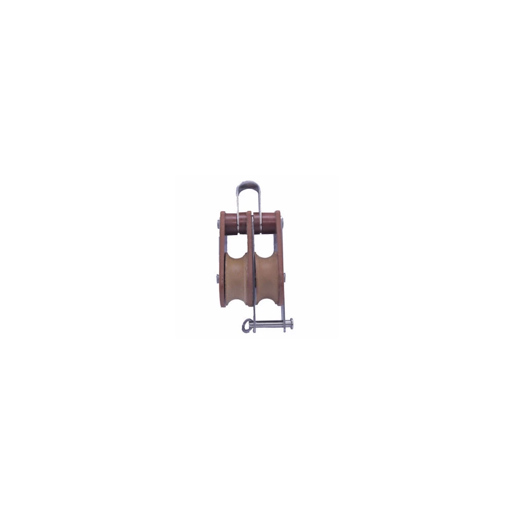TUPHblox – Double Block With Bow + Becket – 20mm (25/32″)