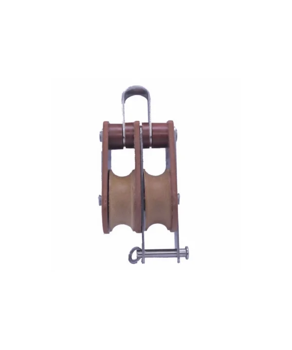 TUPHblox – Double Block With Bow + Becket – 35mm (1 3/8″)