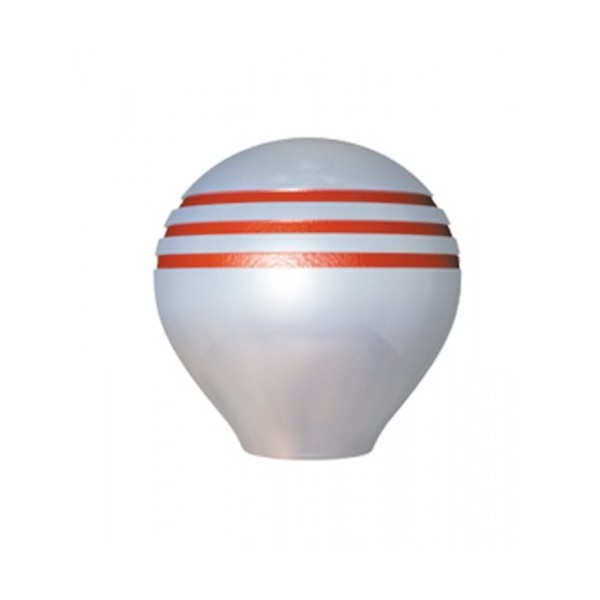 Knob, Throttle Grooved — Color: Red