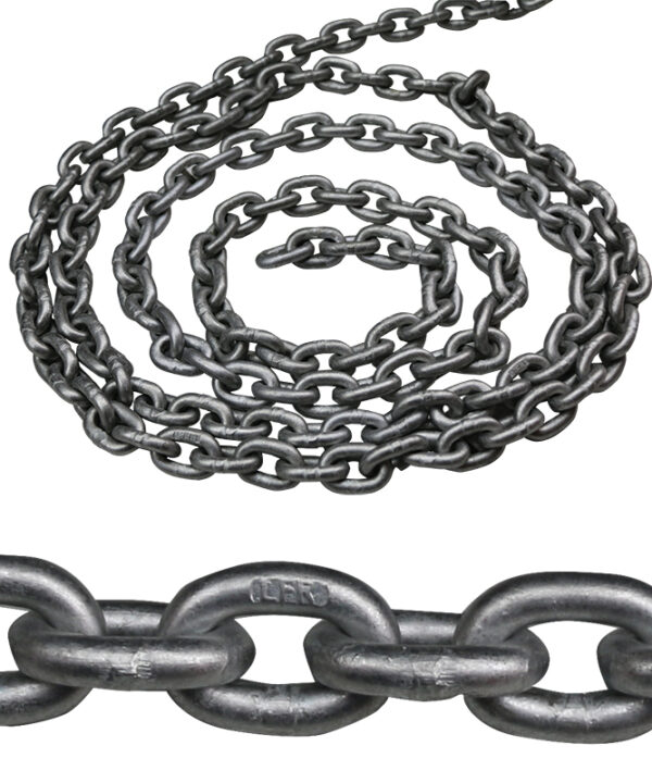LOFRANS' Hot dip galvanized chain, Calibrated