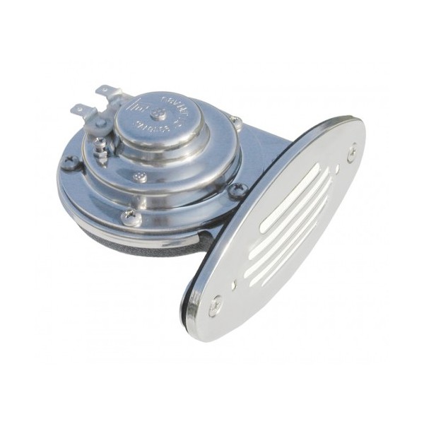 Stainless Steel Mini Drop-In Single w/SS Grill, Wires & Screws – 12 Volt, Low Pitch