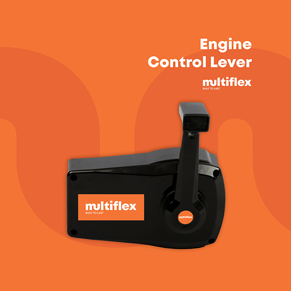 V5 | Side Mount Black Control Lever for Single Engine