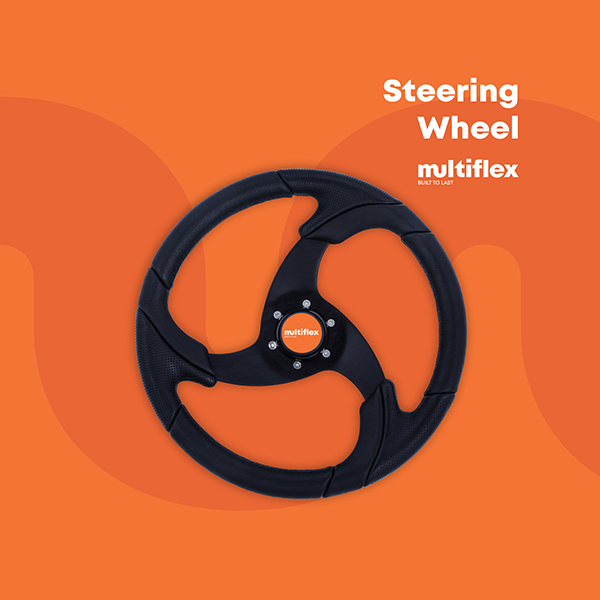 W9 | Lambda Sports Black Steering Wheel
