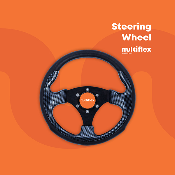 W6 | Zeta Sports Black Steering Wheel