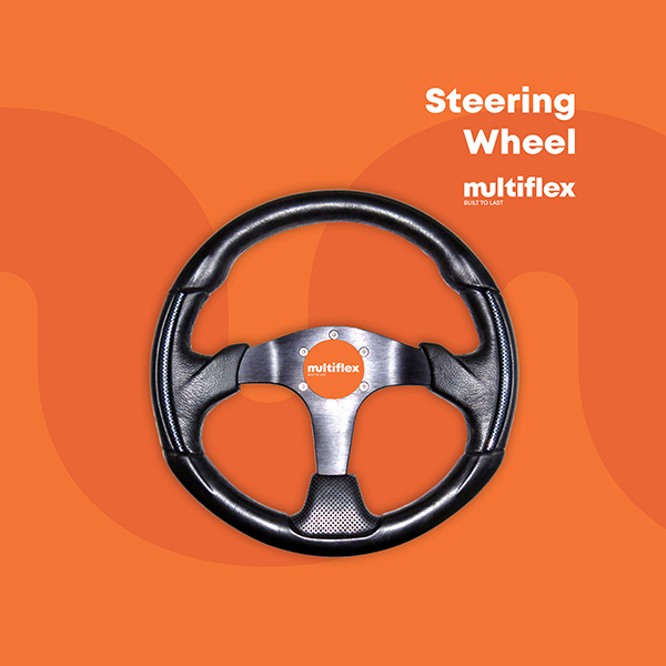 W4 | Delta Sports Black Steering Wheel