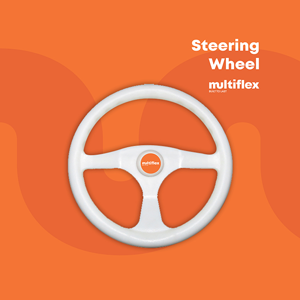 W1W | Alpha Standard White Steering Wheel