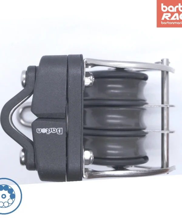 Size 3 45mm Ball Bearing Pulley Block Triple Swivel & Becket & Cam