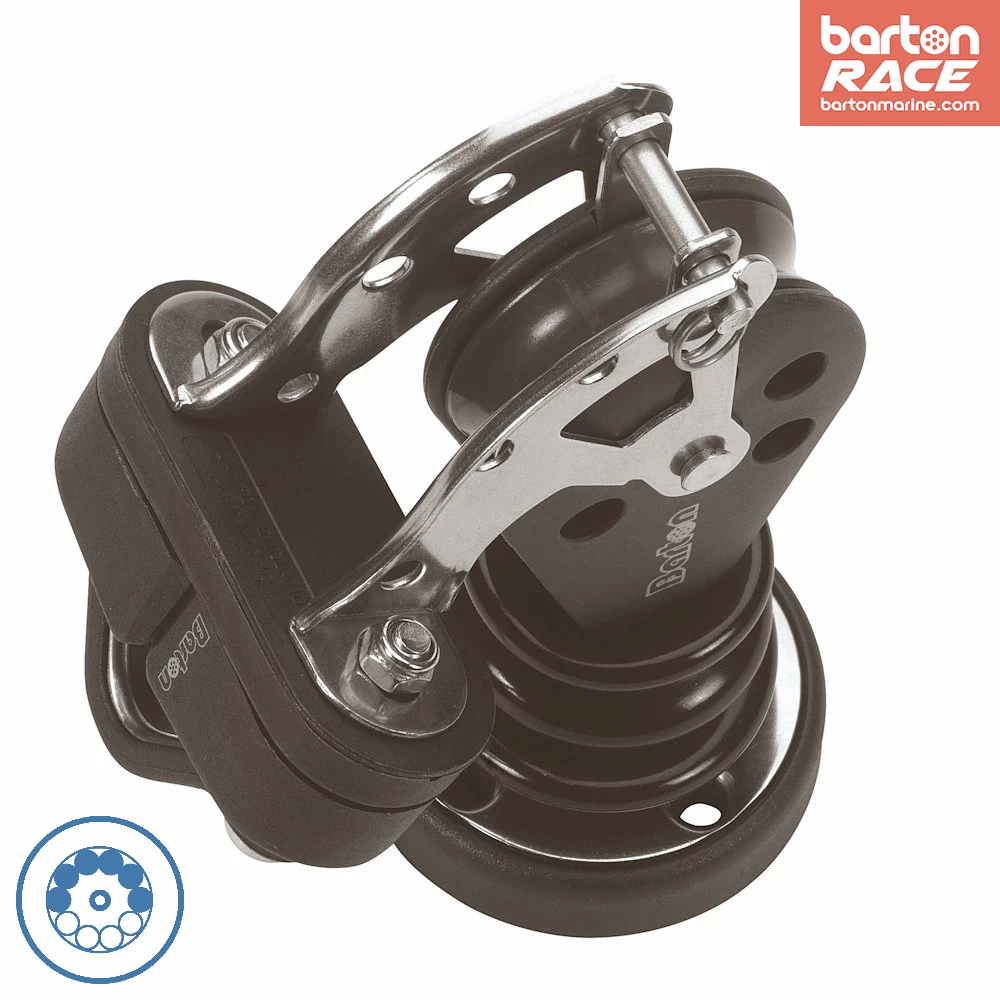 Size 3 45mm Ball Bearing Pulley Block Stand Up Block & Becket