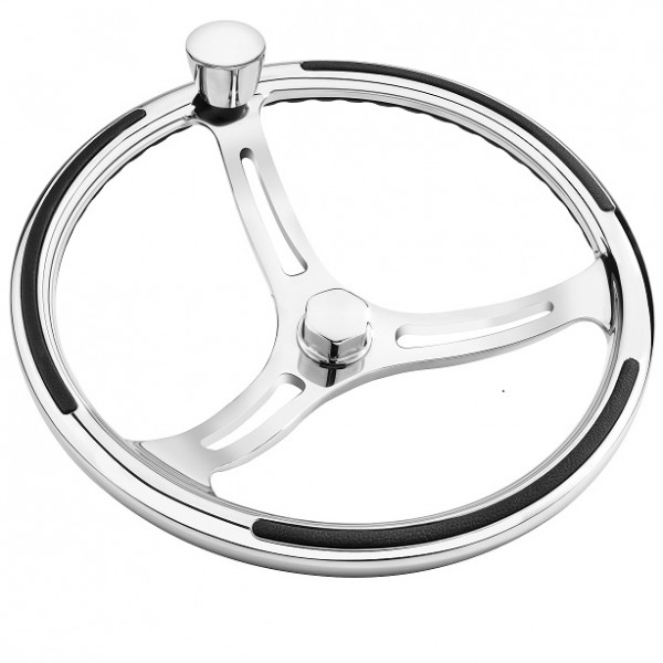 Primus – Polished 316L SS Cast Wheel – Model 741 (Open Spoke) – 3/4″ Tapered Shaft — Options: 7411521FGK