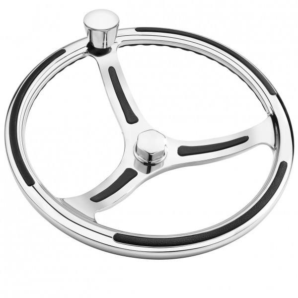 Primus – Polished 316L SS Cast Wheel – Model 740 (Spoke Inserts) – 3/4″ Tapered Shaft — Options: 7401521FGK