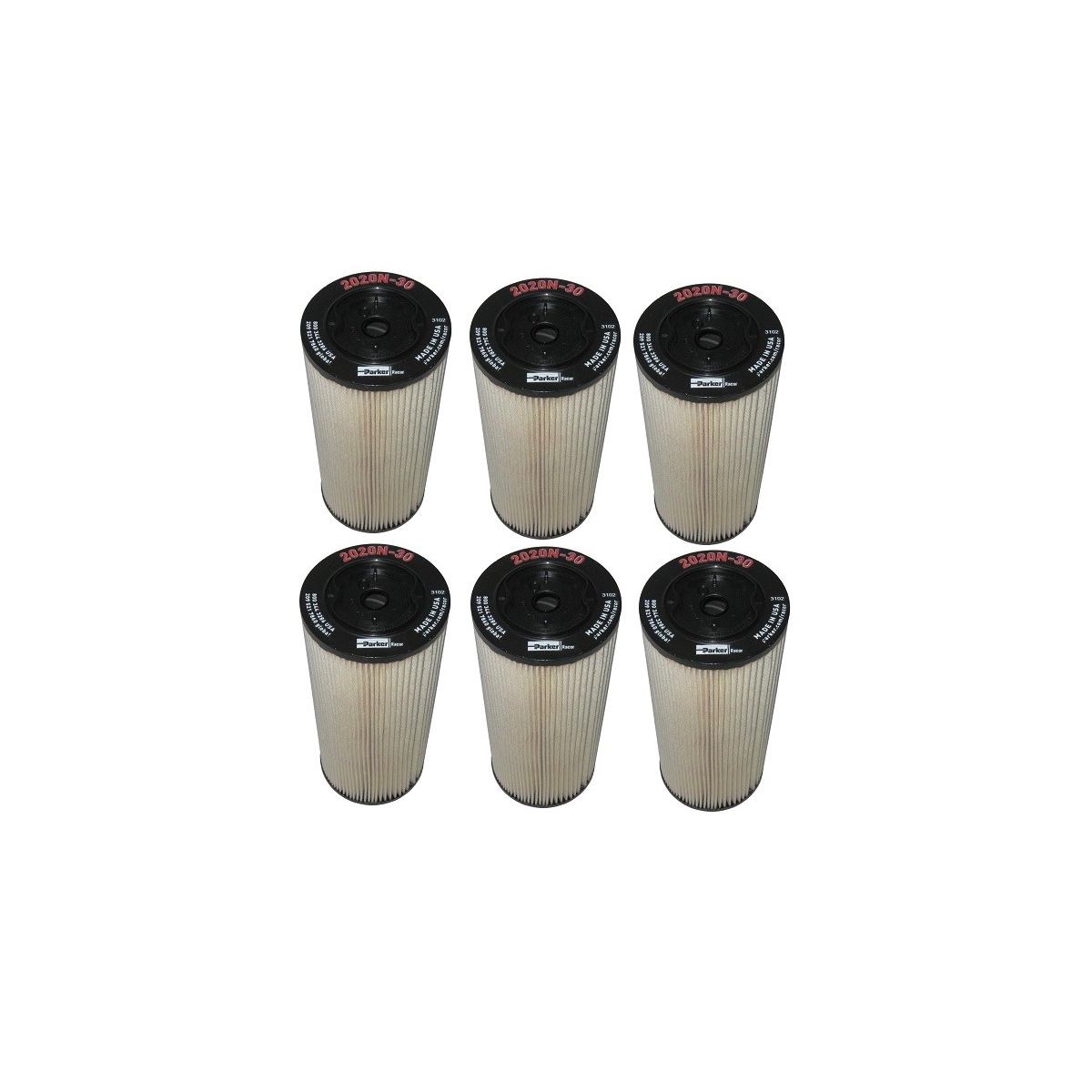 Racor 2020N-30 / 30 Micron / 6 Pack Combo
