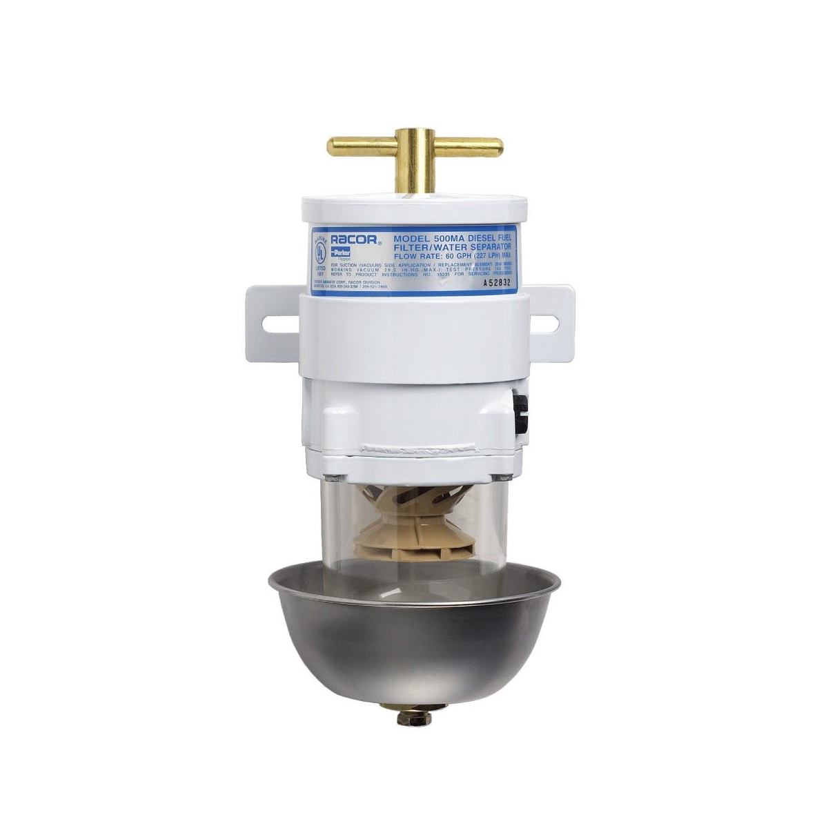 Racor 500MA Fuel Filter Water Separator — 10 Microns – 500MA10