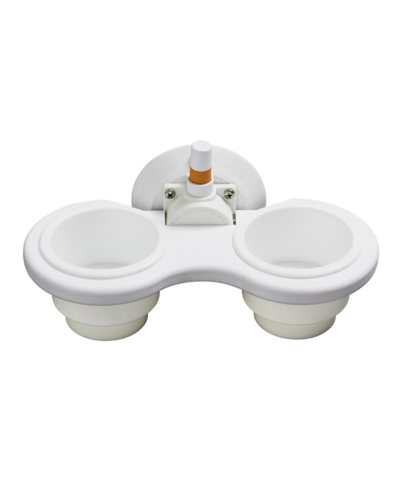 SEASUCKER 2-CUP HOLDER VERTICAL WHITE