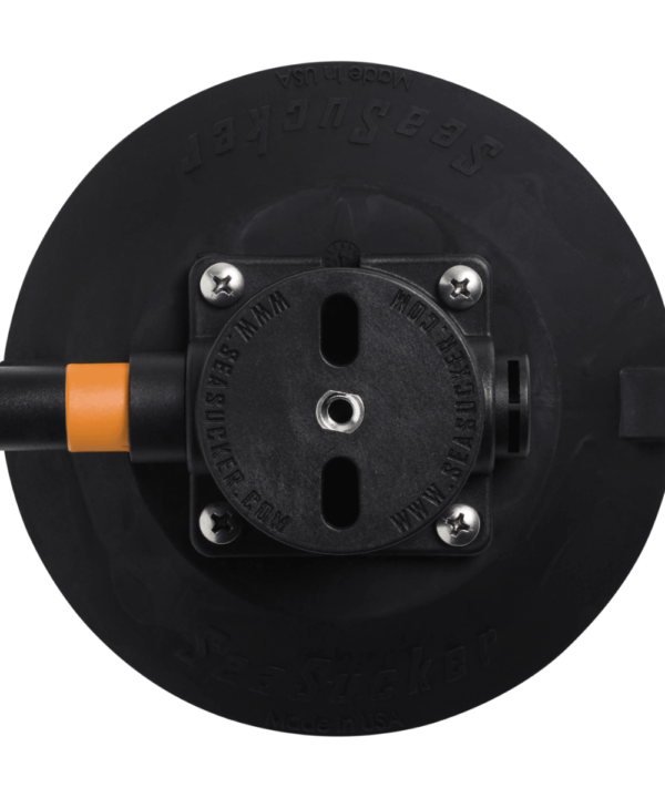 6" SEASUCKER VACUUM MOUNT BLACK
