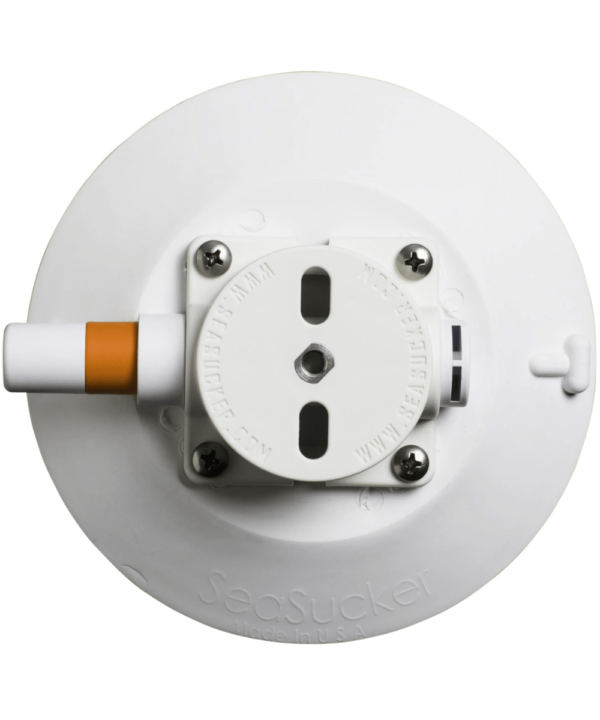 6" SEASUCKER VACUUM MOUNT WHITE