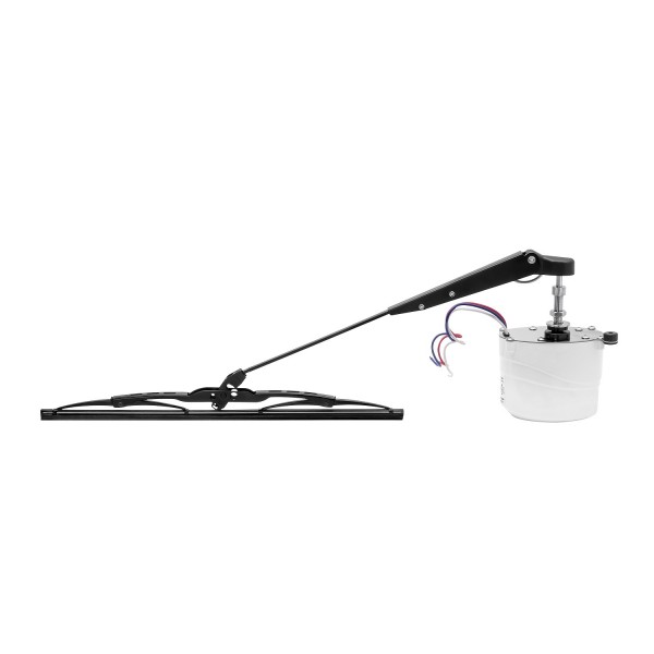 Standard Waterproof Wiper Motor Kit, 80 or 110 Degree, 12 Volt Motor w/Arm & Blade — Options: 33002