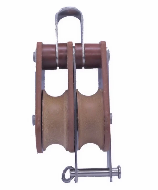 TUPHblox – Double Block With Bow + Becket – 64mm (2 33/64″)