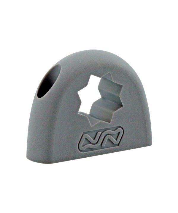 Winch Handle Holder, Side Mounted, Glass Reinforced Nylon, L.60mm, W.19mm, H.45mm, Grey