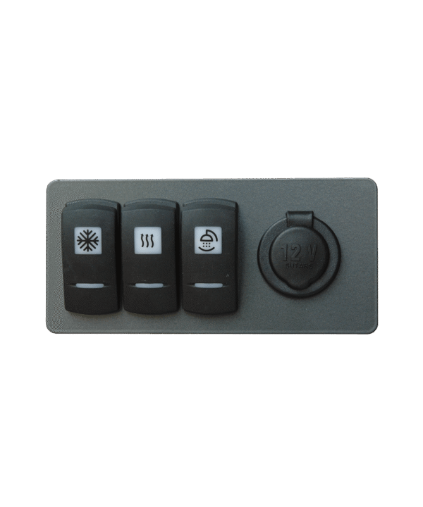 Philippi 20007140 - STV714 Watertight Panel With 3 Circuit Breakers 10 A And Socket 21mm