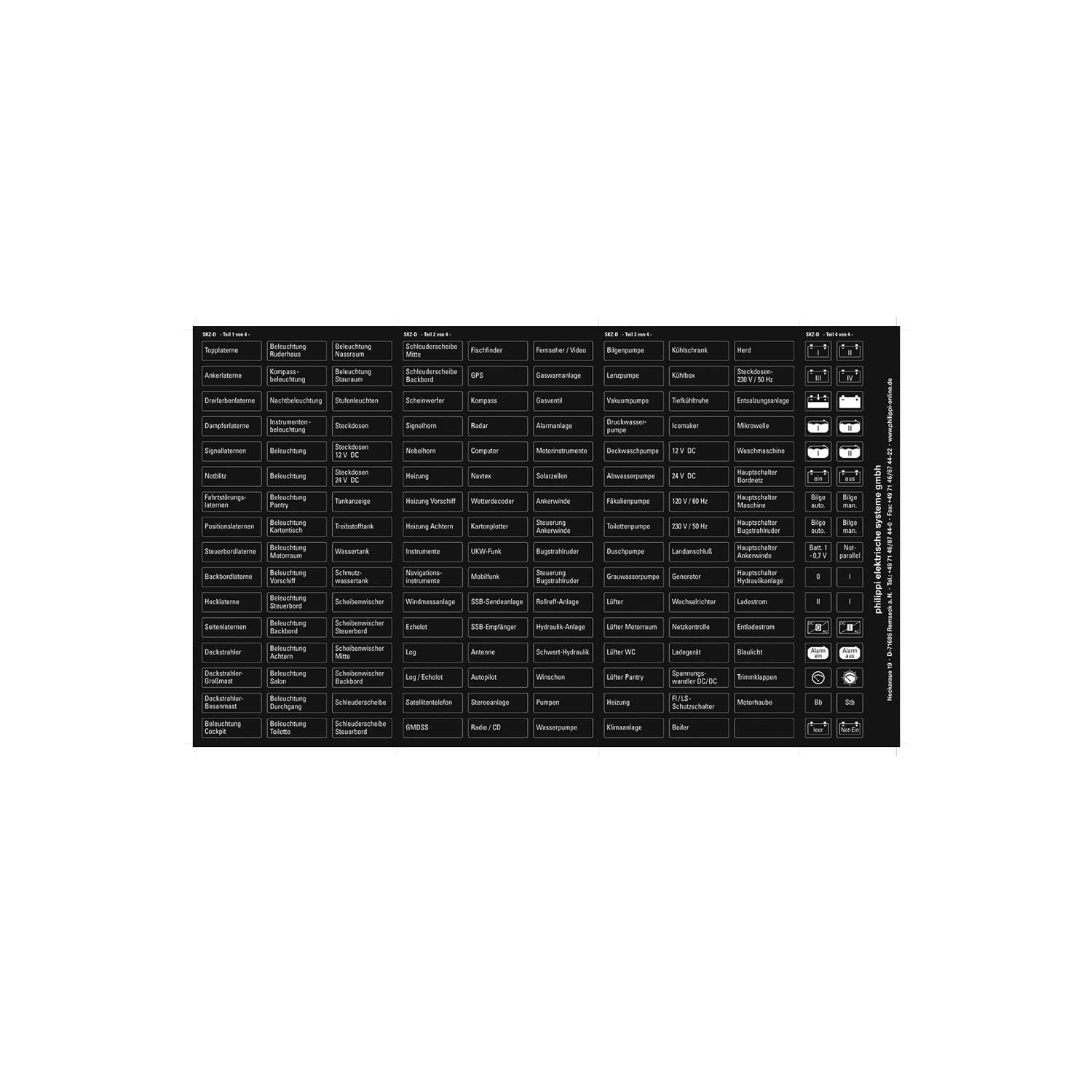 Philippi 29001600 - SKZ-D Circuit Identifier