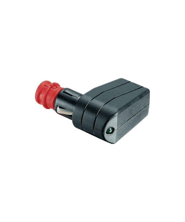 Philippi 357730000 - Universal Right Angle Plug With Function Control (UWS 12/24 8 A)