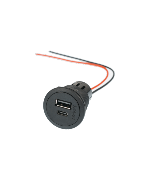 Philippi 367341200 - USB Built-in Socket USB C/A 3.6A