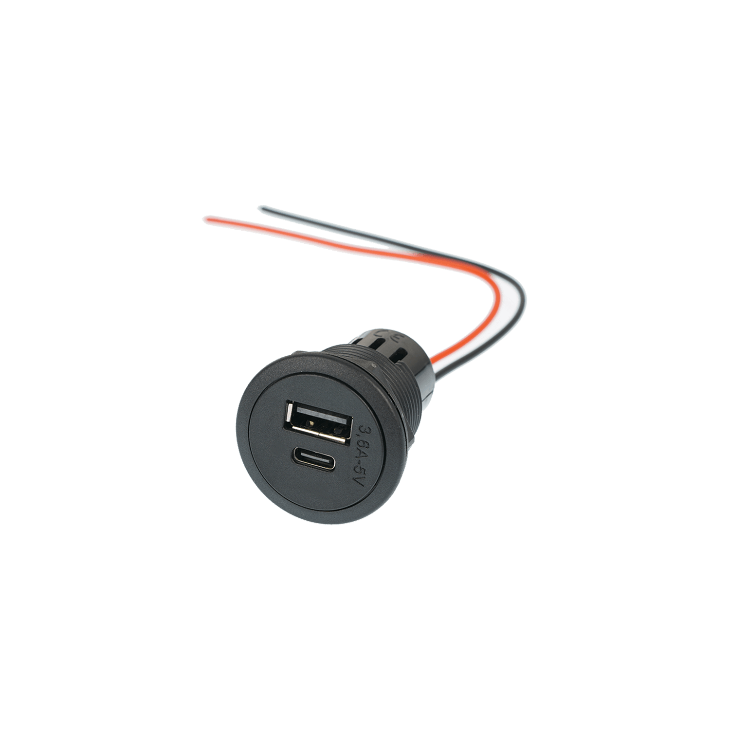 Philippi 367341200 - USB Built-in Socket USB C/A 3.6A