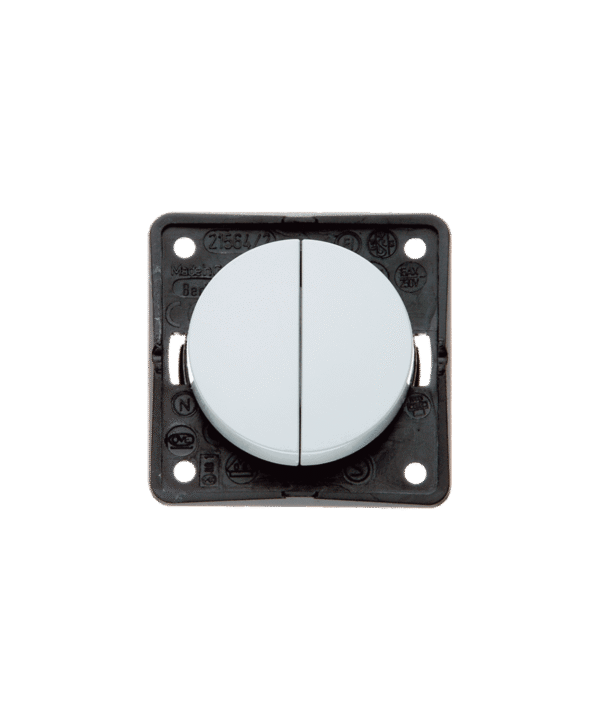 Philippi 609367559 - White Double Button N/O (ET 230 S)