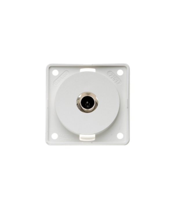 Philippi 609451112 - Berker Mini - TV Socket Outlet, White
