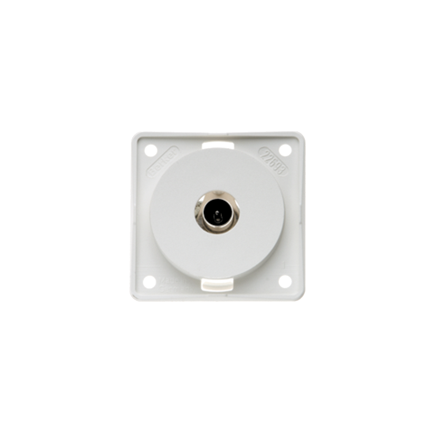 Philippi 609451112 - Berker Mini - TV Socket Outlet, White