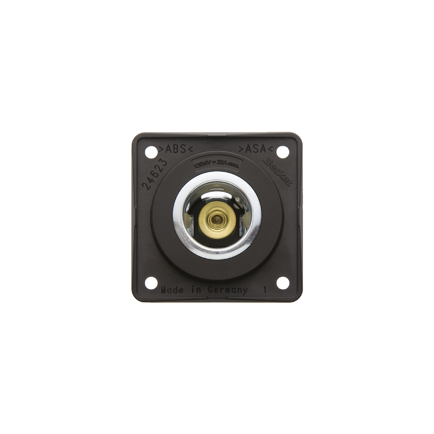 Philippi 609457151 - Berker Mini - Cigarette Lighter Socket Outlet Without Cover - Brown - ZDoD 12/24