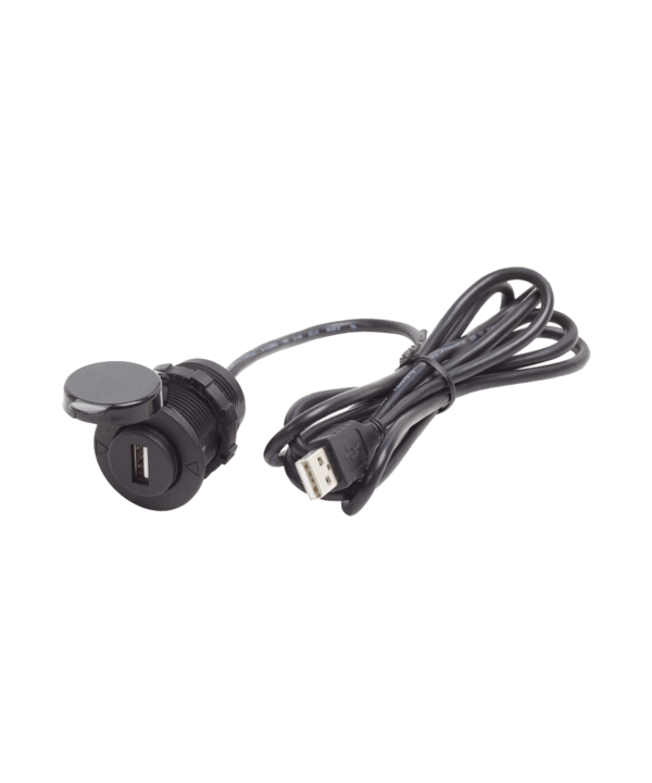 Philippi 700121044 - USB Feed Through Socket With Cap And USB (UPS)