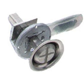 Southco Cam Latch, 12.5mm (.50 in) Max. Grip, Steel Stud with Slotted Recess , Nickel Plated