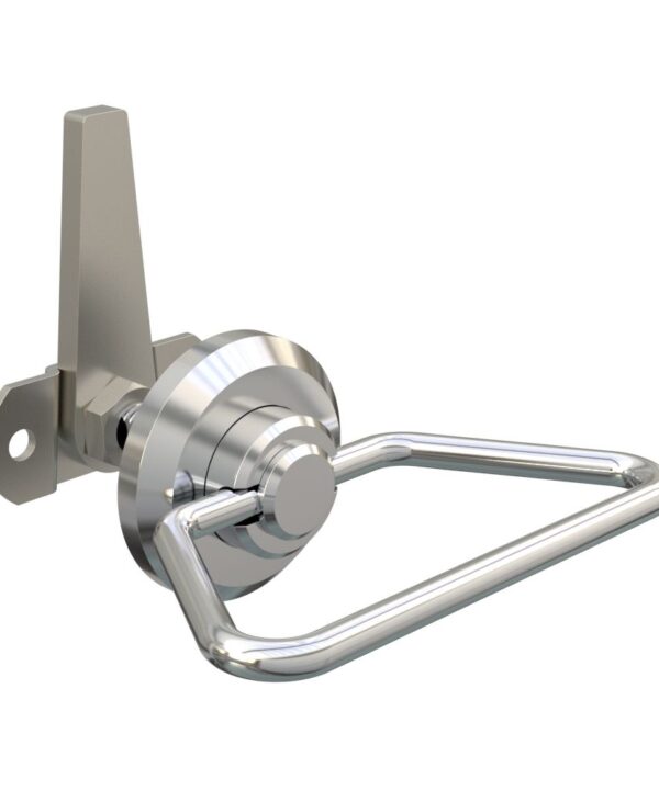 Southco Cam Latch, Large Size, Bail Handle, Three Point, Straight Cam, Zinc Alloy, Chrome Plated
