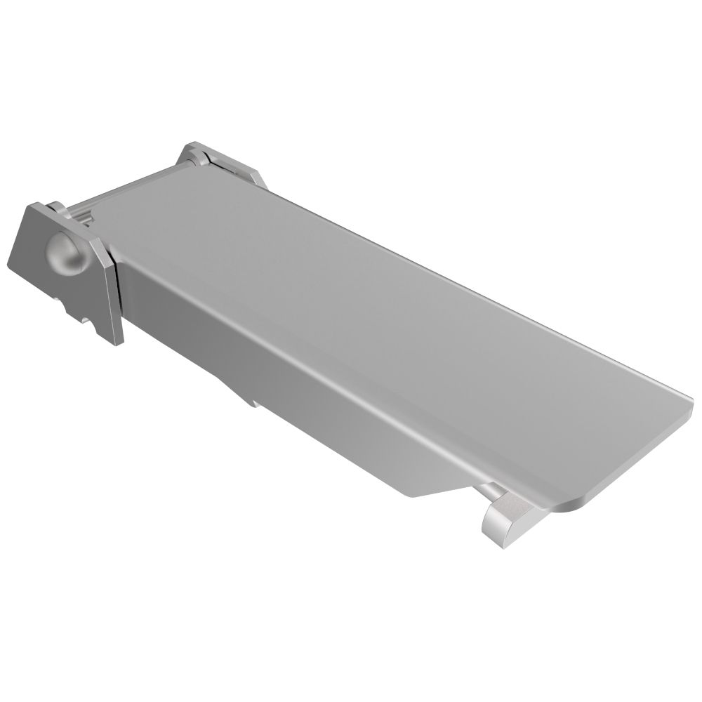 Southco Under-center Draw Latch Large Size, Steel, Zinc Plate, Bright chromate