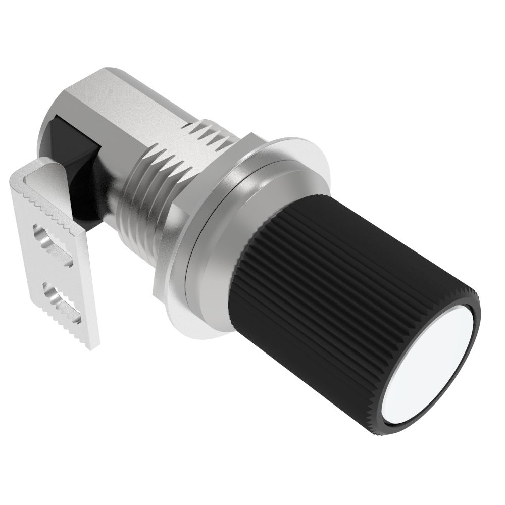 Southco Push-to-Close Latch, Small Size, No Restriction, Zinc Alloy, Chrome Plated, Polished