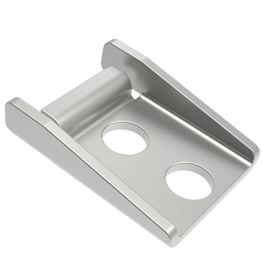 Southco Over-center Draw Latch Small Size, Concealed Keeper (two hole mount), Stainless Steel, Passivated