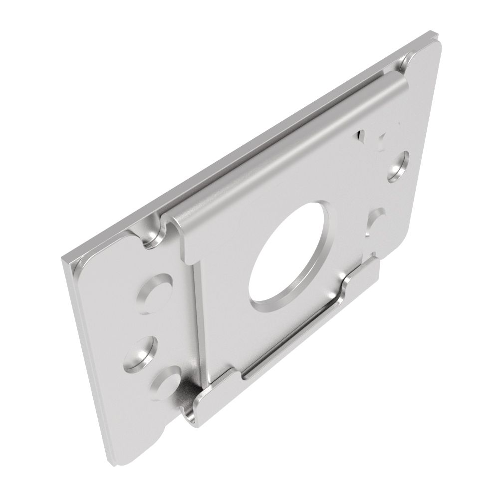 Southco Push-to-Close , Push-to-Open Latch Keeper, Stainless Steel, Passivated