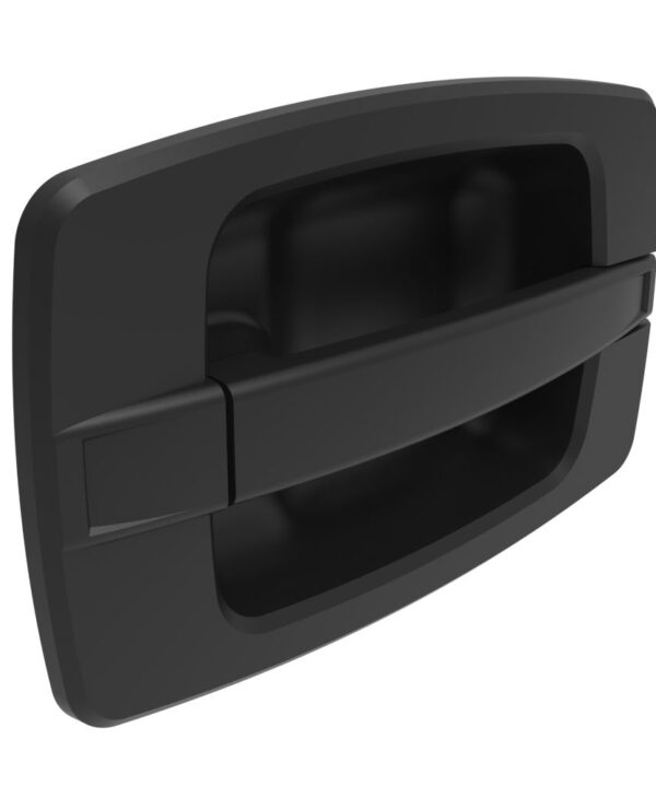 Southco Actuator, Single or Multi Point, With Cable Bracket, Large Handle, Flush Mount, Non-Locking, Nylon, Black
