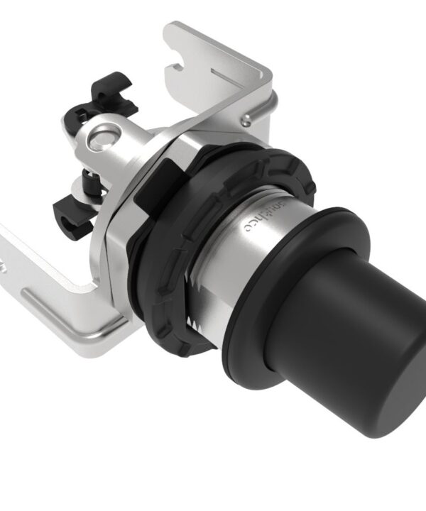 Southco Actuator, Single or Multi Point, with Cable Bracket, Push Button, Non-Locking, Nylon, Black